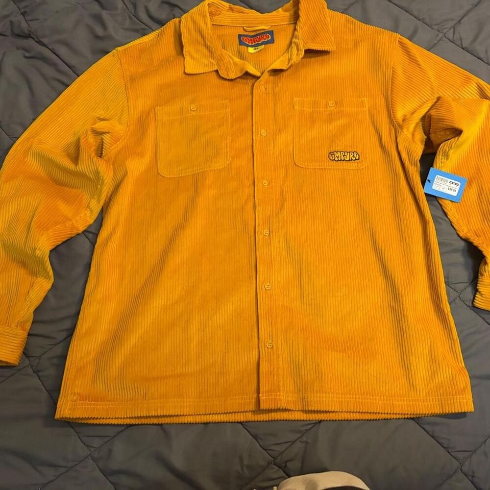 Empyre Men's Yellow and Orange Shirt
